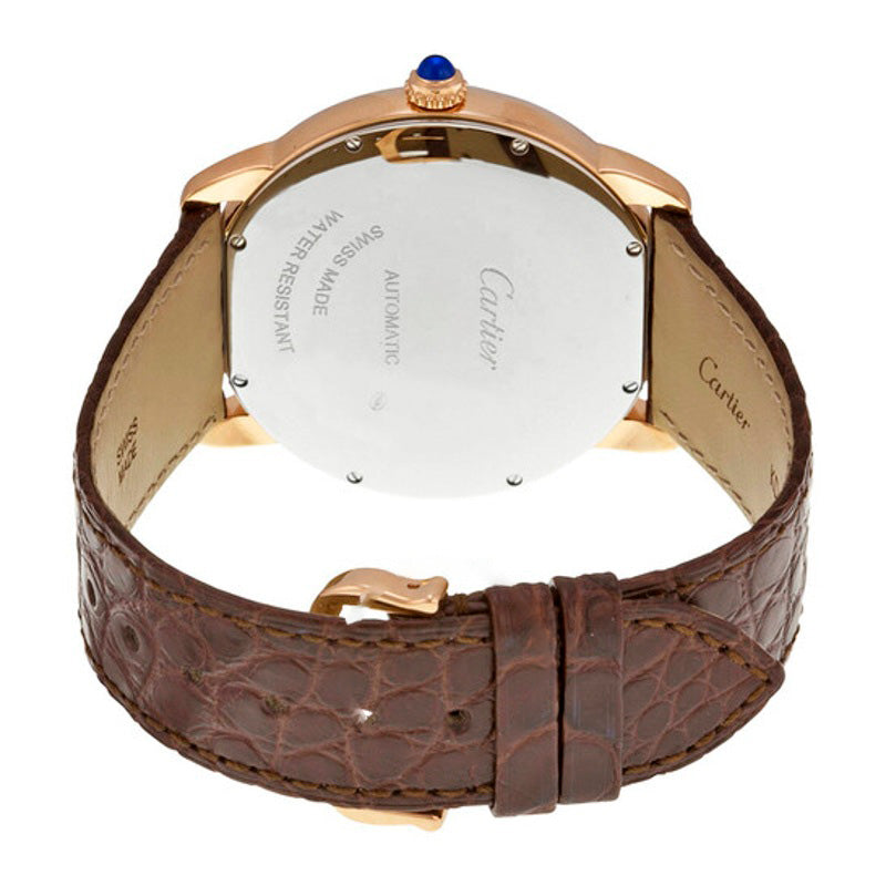 Relógio Ronde Solo de Cartier XL mostrador prateado automático 42 mm - Mercado de Luxo - O Maior E-Commerce de Bens, Produtos e Serviços de Luxo do Brasil.