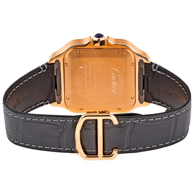 Relógio Santos De Cartier Grande Mostrador Automático Prateado 39 mm - Mercado de Luxo - O Maior E-Commerce de Bens, Produtos e Serviços de Luxo do Brasil.