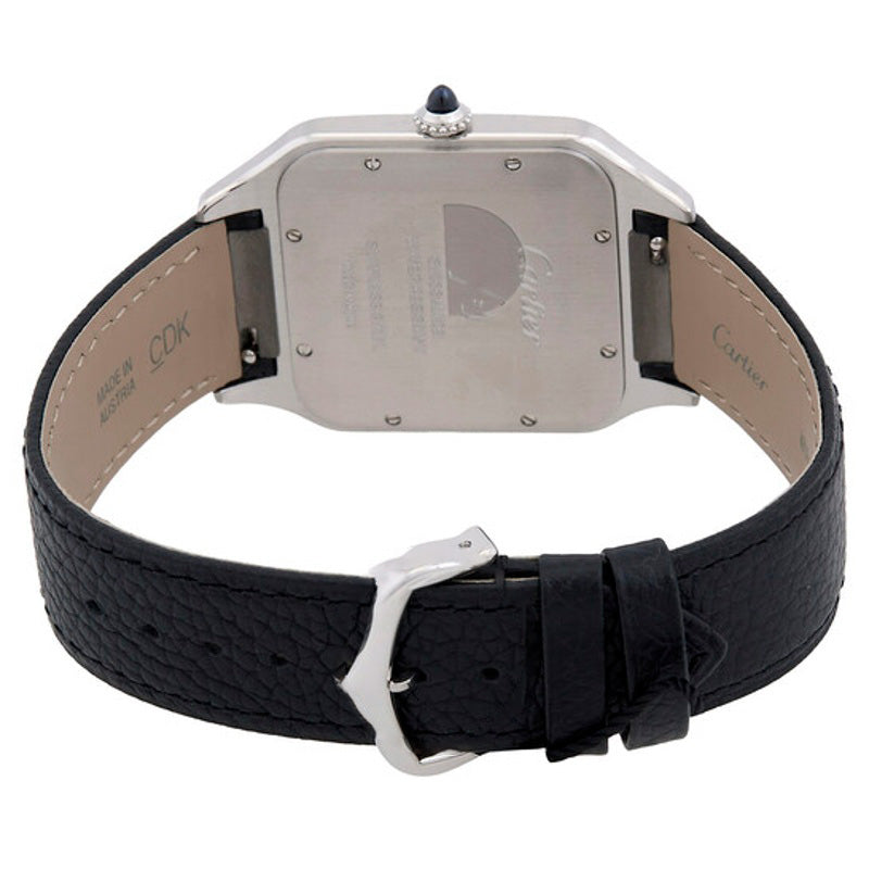 Relógio Santos Dumont XL Modelo Corda Manual Mostrador Prateado 33 mm - Mercado de Luxo - O Maior E-Commerce de Bens, Produtos e Serviços de Luxo do Brasil.