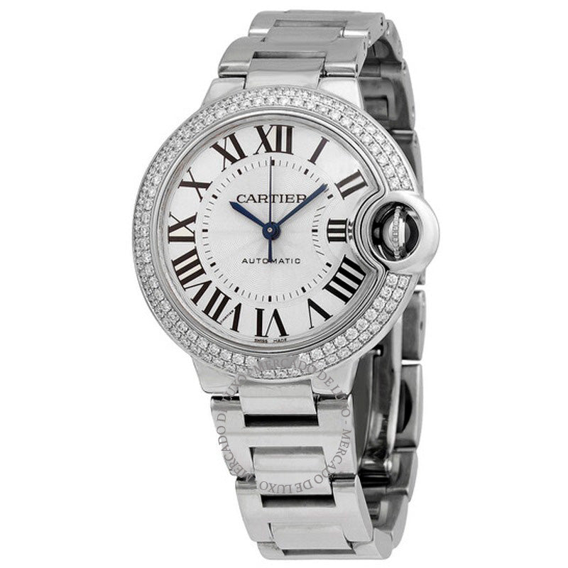 Relógio Ballon Bleu Mostrador opalino guilhoché prateado 33 mm - Mercado de Luxo - O Maior E-Commerce de Bens, Produtos e Serviços de Luxo do Brasil.