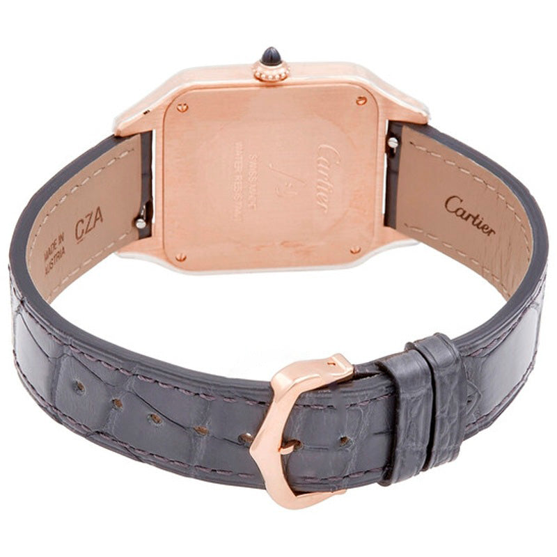 Relógio Santos-Dumont Mostrador em Ouro Rosa 18k e Prata 31 mm - Mercado de Luxo - O Maior E-Commerce de Bens, Produtos e Serviços de Luxo do Brasil.