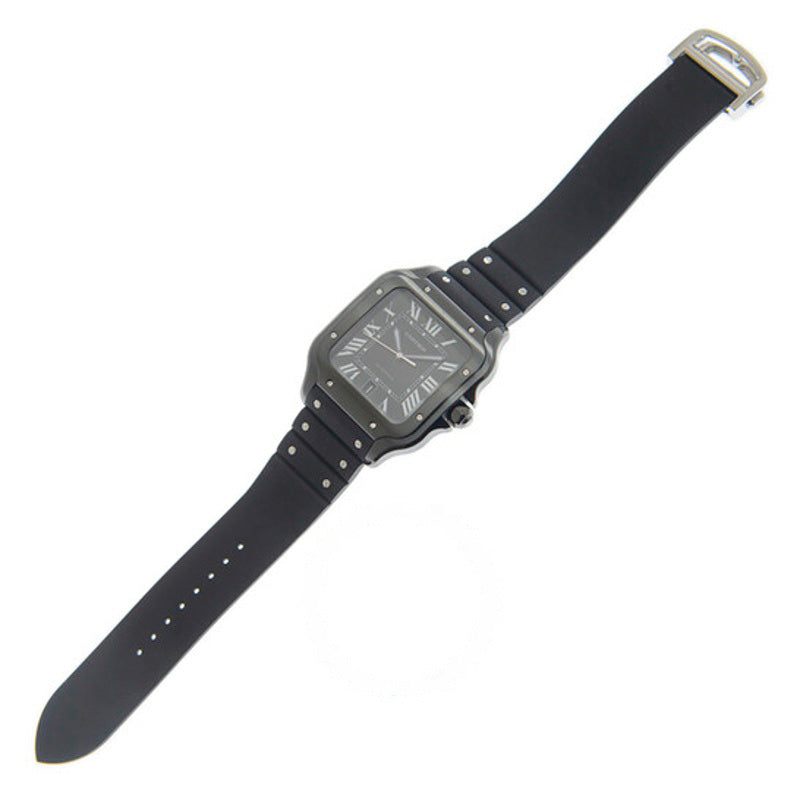 Relógio Santos Large Model Automático Mostrador Preto 40 mm - Mercado de Luxo - O Maior E-Commerce de Bens, Produtos e Serviços de Luxo do Brasil.