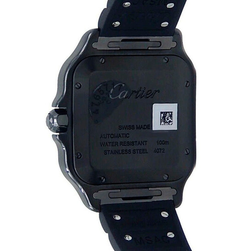 Relógio Santos Large Model Automático Mostrador Preto 40 mm - Mercado de Luxo - O Maior E-Commerce de Bens, Produtos e Serviços de Luxo do Brasil.