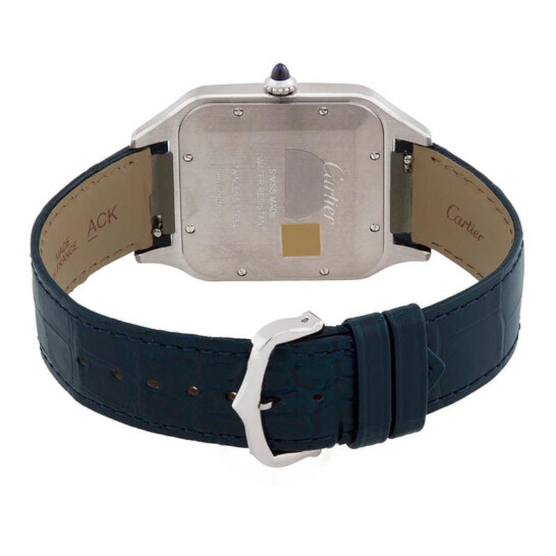 Relógio XL Santos Dumont Corda Manual Mostrador Prateado 33 mm - Mercado de Luxo - O Maior E-Commerce de Bens, Produtos e Serviços de Luxo do Brasil.