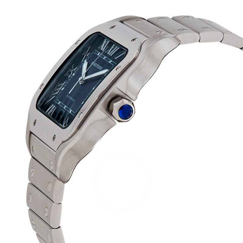 Relógio Santos Large Model Automático Mostrador Azul 39 mm - Mercado de Luxo - O Maior E-Commerce de Bens, Produtos e Serviços de Luxo do Brasil.