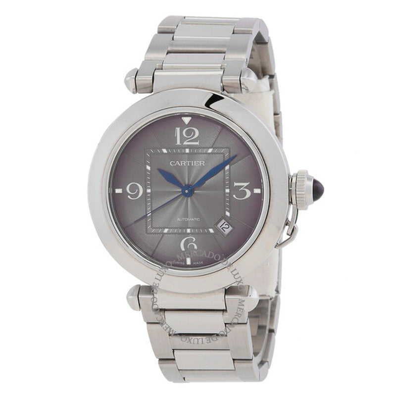 Relógio Pasha De Cartier Mostrador Cinza Automático 41 mm - Mercado de Luxo - O Maior E-Commerce de Bens, Produtos e Serviços de Luxo do Brasil.