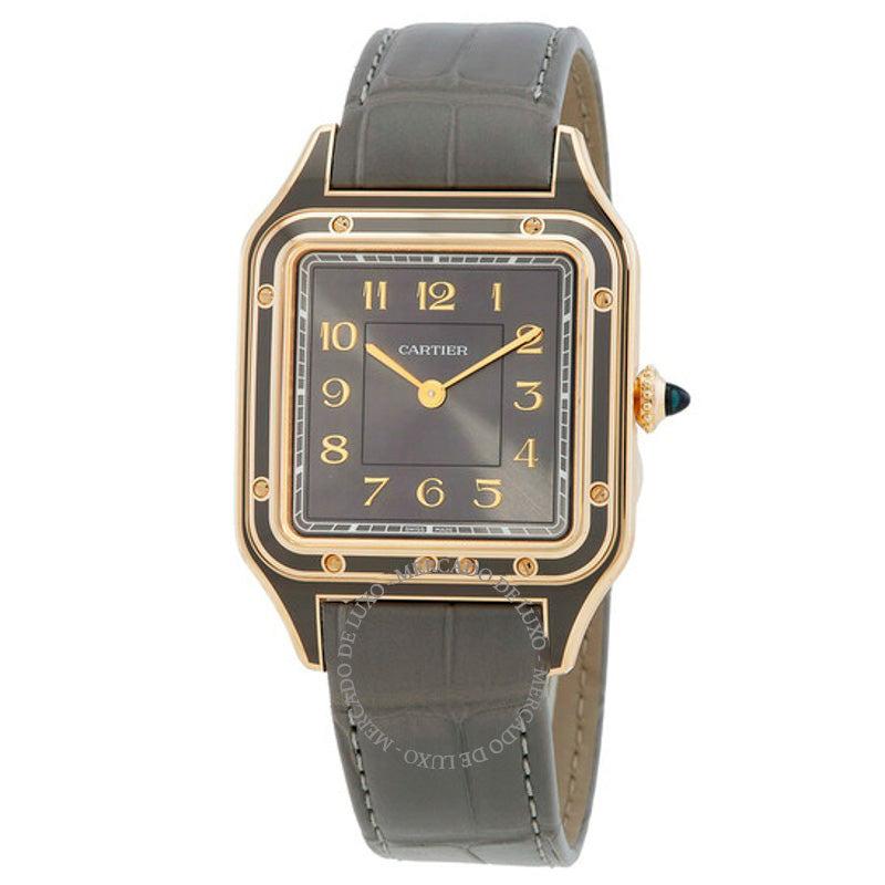 Relógio Santos-Dumont Grande Modelo Corda Manual 31 mm - Mercado de Luxo - O Maior E-Commerce de Bens, Produtos e Serviços de Luxo do Brasil.