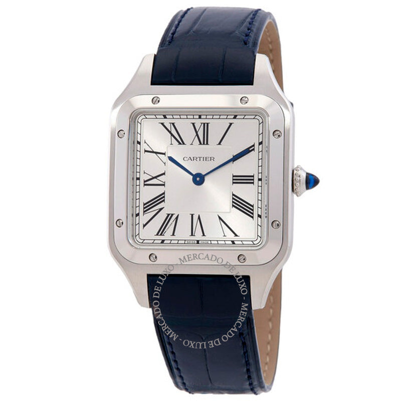 Relógio Santos-Dumont Grande Modelo Quartzo 31 mm - Mercado de Luxo - O Maior E-Commerce de Bens, Produtos e Serviços de Luxo do Brasil.