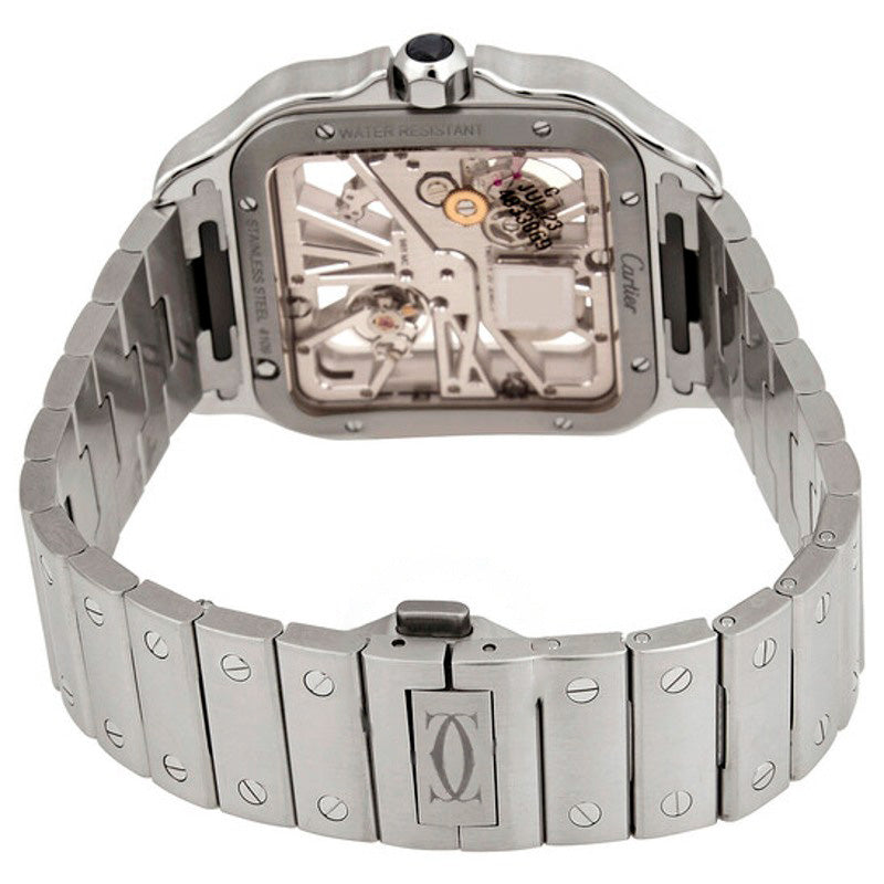 Relógio Santos Grande Esqueleto Mão de Corda 39 mm - Mercado de Luxo - O Maior E-Commerce de Bens, Produtos e Serviços de Luxo do Brasil.