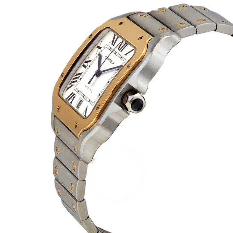 Relógio Santos Automático Mostrador Prateado 47 mm - Mercado de Luxo - O Maior E-Commerce de Bens, Produtos e Serviços de Luxo do Brasil.