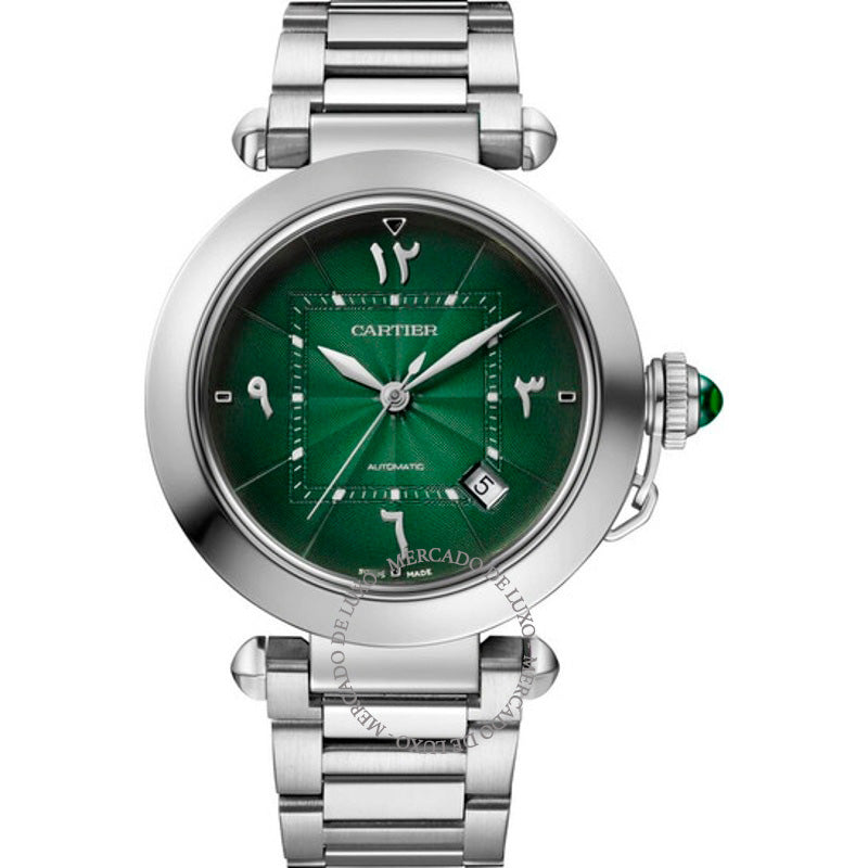 Relógio Pasha Automático Mostrador Verde 41 mm - Mercado de Luxo - O Maior E-Commerce de Bens, Produtos e Serviços de Luxo do Brasil.