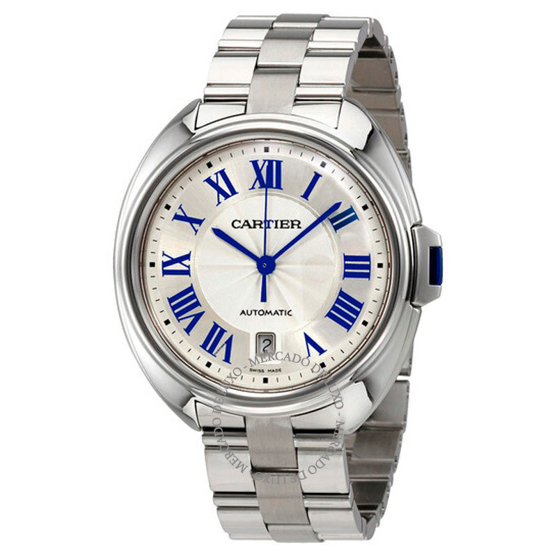 Relógio Cle Automatic Silver Dial  - Mercado de Luxo - O Maior E-Commerce de Bens, Produtos e Serviços de Luxo do Brasil.