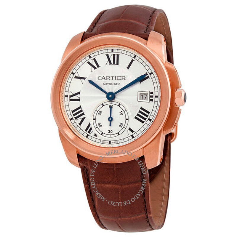 Relógio Calibre Mostrador Prateado 38 mm - Mercado de Luxo - O Maior E-Commerce de Bens, Produtos e Serviços de Luxo do Brasil.