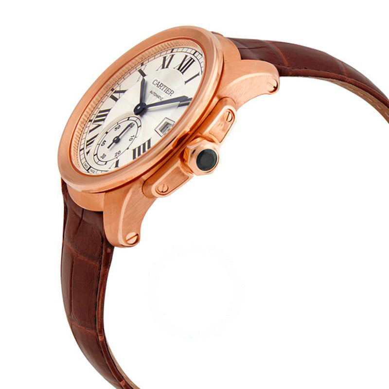 Relógio Calibre Mostrador Prateado 38 mm - Mercado de Luxo - O Maior E-Commerce de Bens, Produtos e Serviços de Luxo do Brasil.