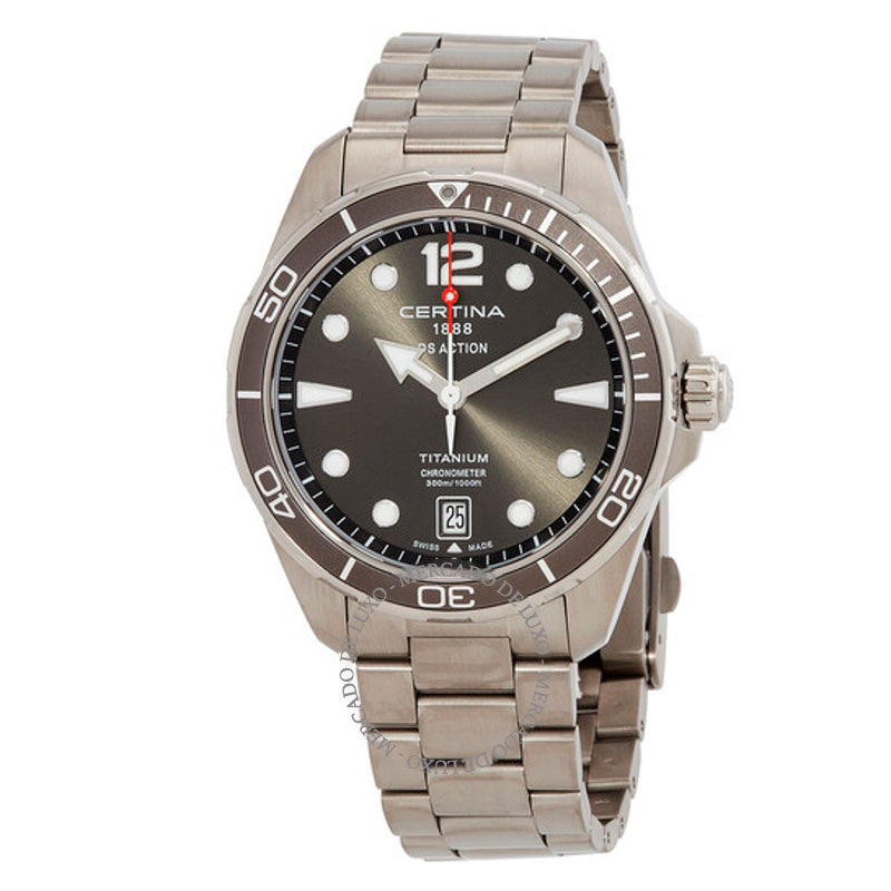 Relógio DS Action Quartz Chronometer Mostrador Cinza 43 mm - Mercado de Luxo - O Maior E-Commerce de Bens, Produtos e Serviços de Luxo do Brasil.