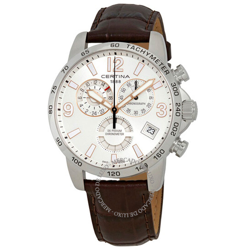 Relógio DS Podium Cronógrafo Mostrador Prateado 42 mm - Mercado de Luxo - O Maior E-Commerce de Bens, Produtos e Serviços de Luxo do Brasil.