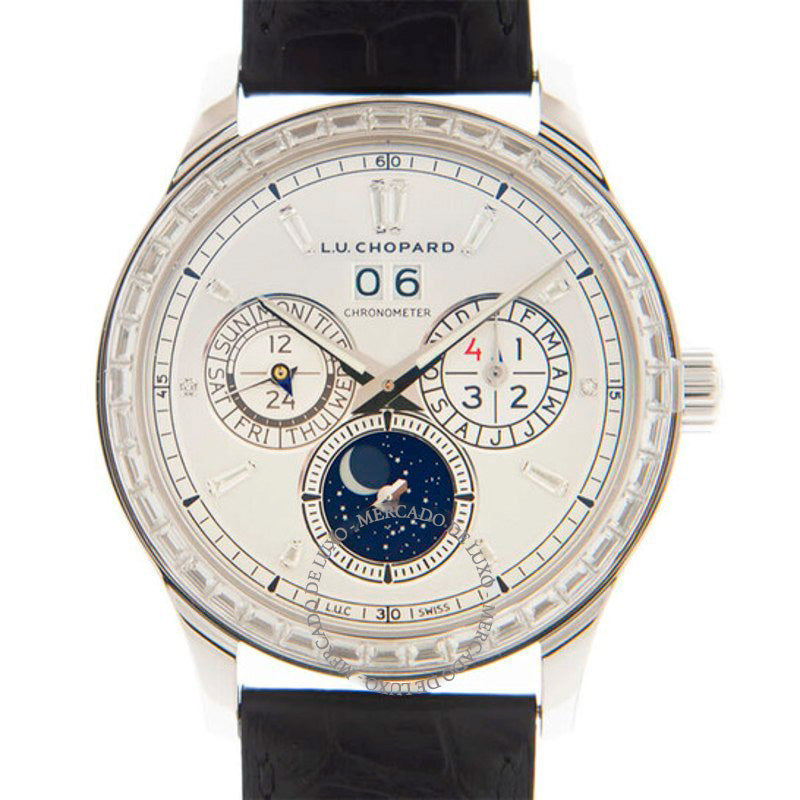 Relógio LUC Perpetual Automático Lunor One Chronometer Mostrador Branco Diamante 43 mm - Mercado de Luxo - O Maior E-Commerce de Bens, Produtos e Serviços de Luxo do Brasil.