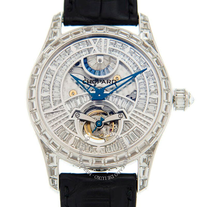 Relógio LUC Quattro Tourbillon Corda Manual Mostrador Prateado com Diamante 43 mm - Mercado de Luxo - O Maior E-Commerce de Bens, Produtos e Serviços de Luxo do Brasil.