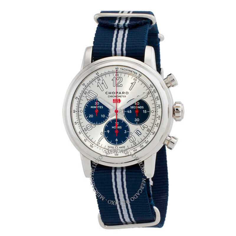 Relógio Mille Miglia Cronógrafo Automático Mostrador Prateado 42 mm - Mercado de Luxo - O Maior E-Commerce de Bens, Produtos e Serviços de Luxo do Brasil.