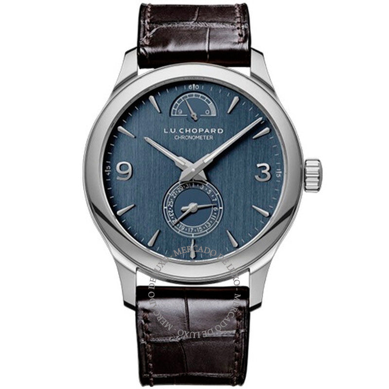 Relógio LUC Quattro Cronômetro de corda manual Mostrador azul 43 mm - Mercado de Luxo - O Maior E-Commerce de Bens, Produtos e Serviços de Luxo do Brasil.