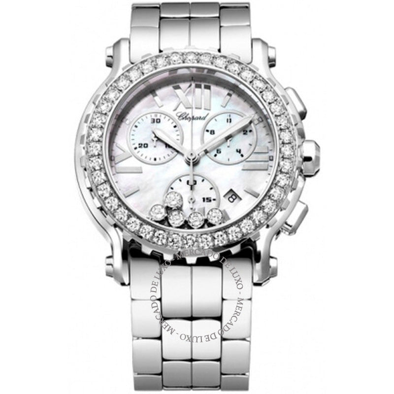 Relógio Happy Sport Mostrador Cronógrafo Madrepérola 42 mm - Mercado de Luxo - O Maior E-Commerce de Bens, Produtos e Serviços de Luxo do Brasil.