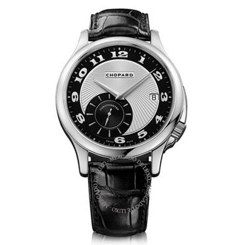 Relógio LUC Classic Twist Mostrador prateado e preto 41 mm - Mercado de Luxo - O Maior E-Commerce de Bens, Produtos e Serviços de Luxo do Brasil.