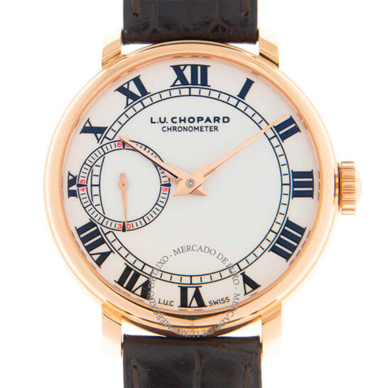 Relógio LUC 1963 Mostrador de porcelana branca 44 mm - Mercado de Luxo - O Maior E-Commerce de Bens, Produtos e Serviços de Luxo do Brasil.