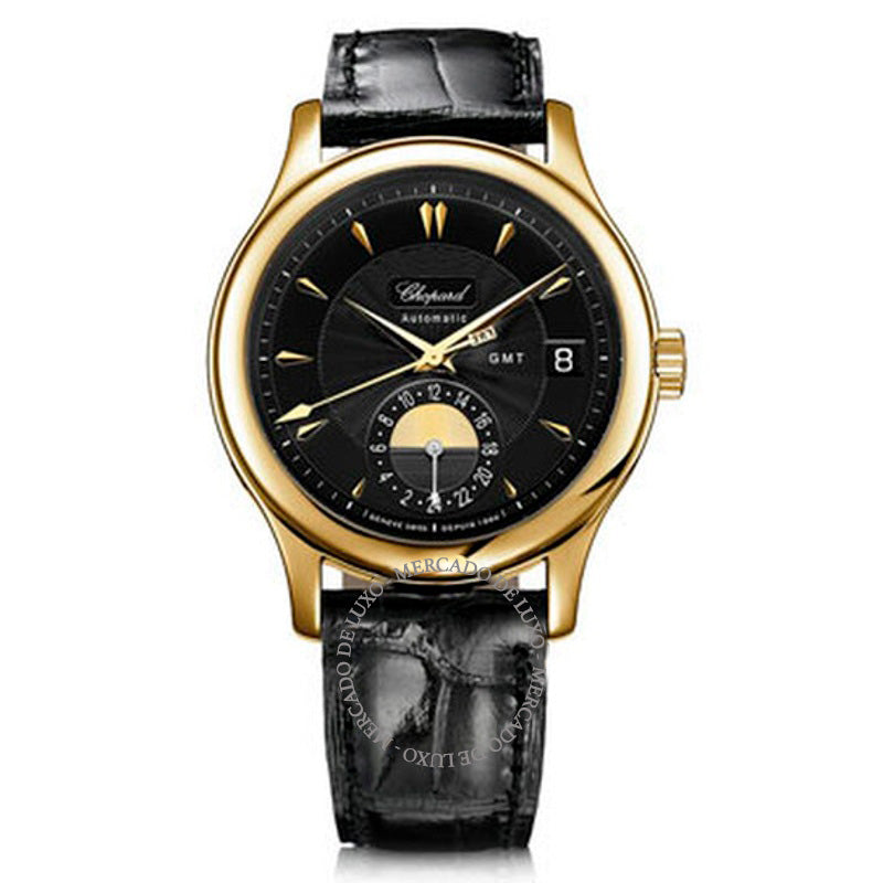 Relógio LUC Classic GMT Mostrador Preto 38 mm - Mercado de Luxo - O Maior E-Commerce de Bens, Produtos e Serviços de Luxo do Brasil.