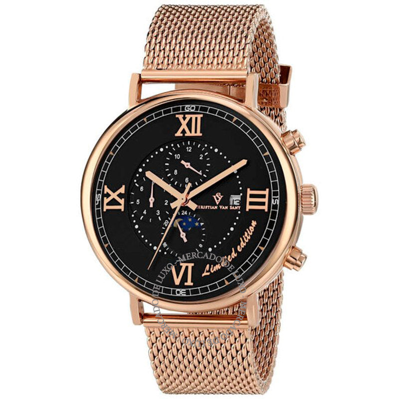 Relógio Somptueuse LTD Cronógrafo Automático Mostrador Preto 46 mm - Mercado de Luxo - O Maior E-Commerce de Bens, Produtos e Serviços de Luxo do Brasil.