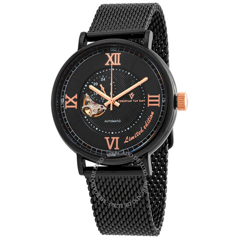 Relógio Somptueuse Edição Limitada Automático Mostrador Preto 46 mm - Mercado de Luxo - O Maior E-Commerce de Bens, Produtos e Serviços de Luxo do Brasil.