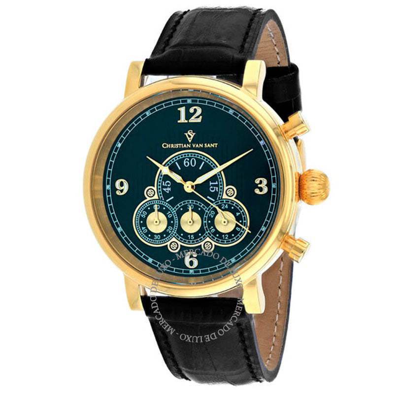 Relógio Dominion Chronograph Quartzo Mostrador Verde 42 mm - Mercado de Luxo - O Maior E-Commerce de Bens, Produtos e Serviços de Luxo do Brasil.