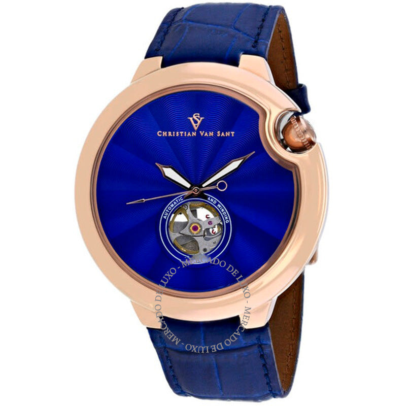 Relógio Cyclone Automático Mostrador Azul 46 mm - Mercado de Luxo - O Maior E-Commerce de Bens, Produtos e Serviços de Luxo do Brasil.