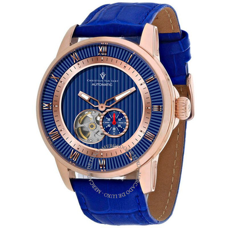 Relógio Viscay Automático Mostrador Azul 42 mm - Mercado de Luxo - O Maior E-Commerce de Bens, Produtos e Serviços de Luxo do Brasil.