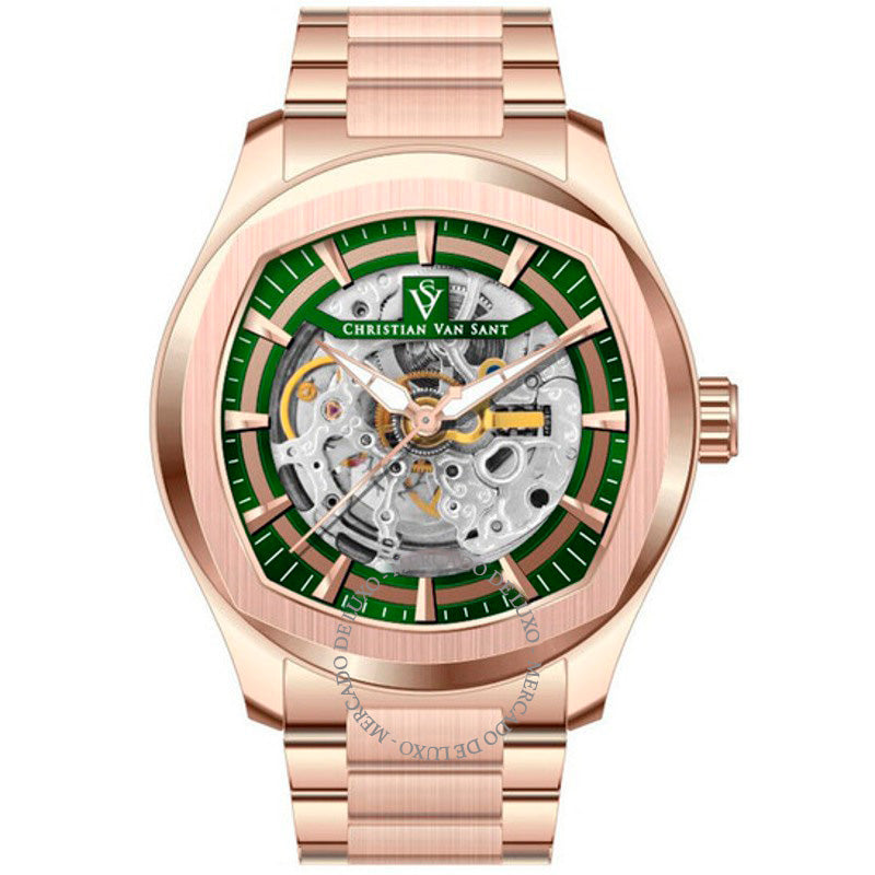 Relógio Romeo Automático Mostrador Verde 42 mm - Mercado de Luxo - O Maior E-Commerce de Bens, Produtos e Serviços de Luxo do Brasil.