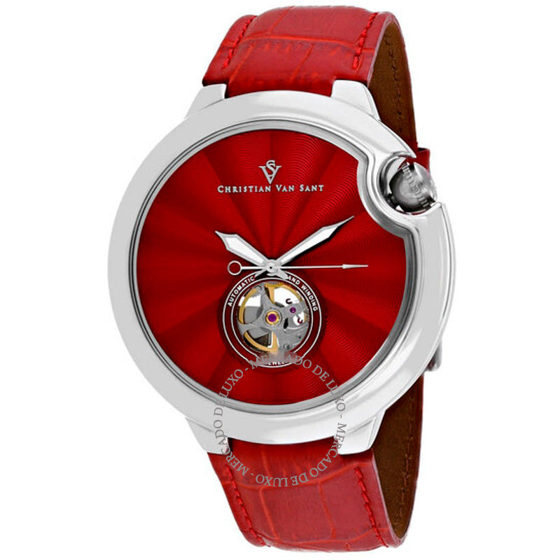 Relógio Cyclone Automático Mostrador Vermelho 46 mm - Mercado de Luxo - O Maior E-Commerce de Bens, Produtos e Serviços de Luxo do Brasil.