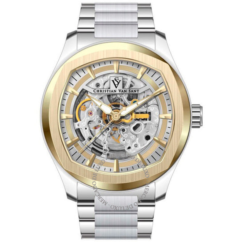 Relógio Romeo Automático Mostrador Dourado 42 mm - Mercado de Luxo - O Maior E-Commerce de Bens, Produtos e Serviços de Luxo do Brasil.