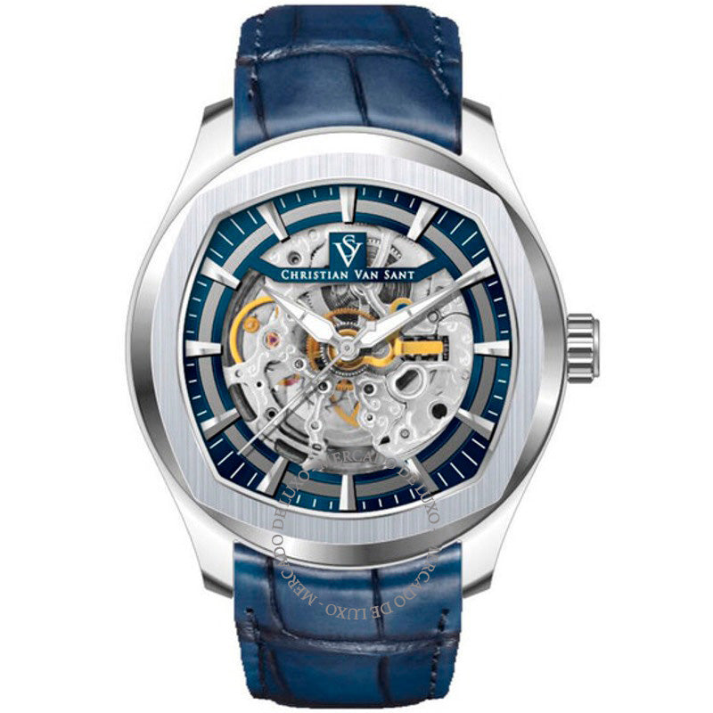 Relógio Romeo Automático Mostrador Azul 42 mm - Mercado de Luxo - O Maior E-Commerce de Bens, Produtos e Serviços de Luxo do Brasil.