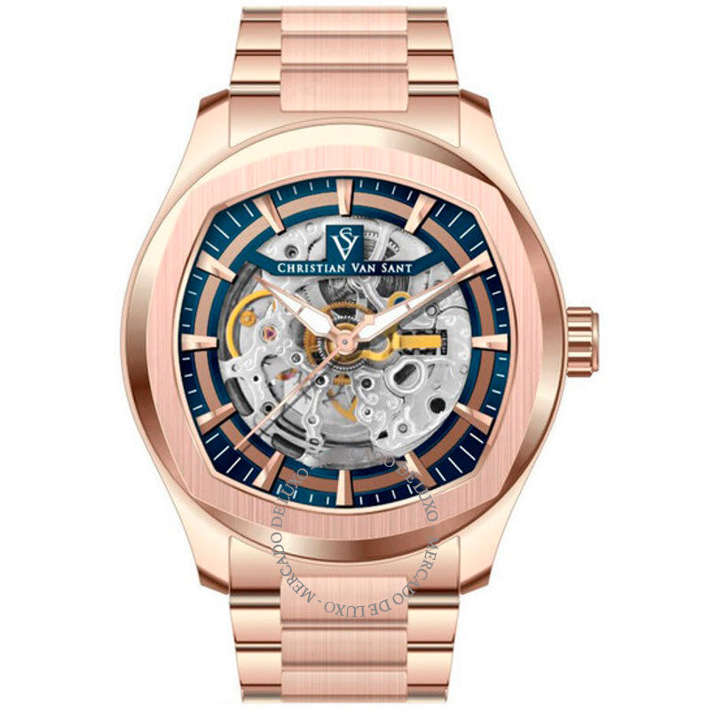 Relógio Romeo Automático Mostrador Azul 42 mm - Mercado de Luxo - O Maior E-Commerce de Bens, Produtos e Serviços de Luxo do Brasil.