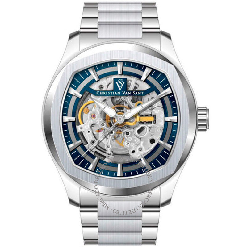 Relógio Romeo Automático Mostrador Azul 42 mm - Mercado de Luxo - O Maior E-Commerce de Bens, Produtos e Serviços de Luxo do Brasil.