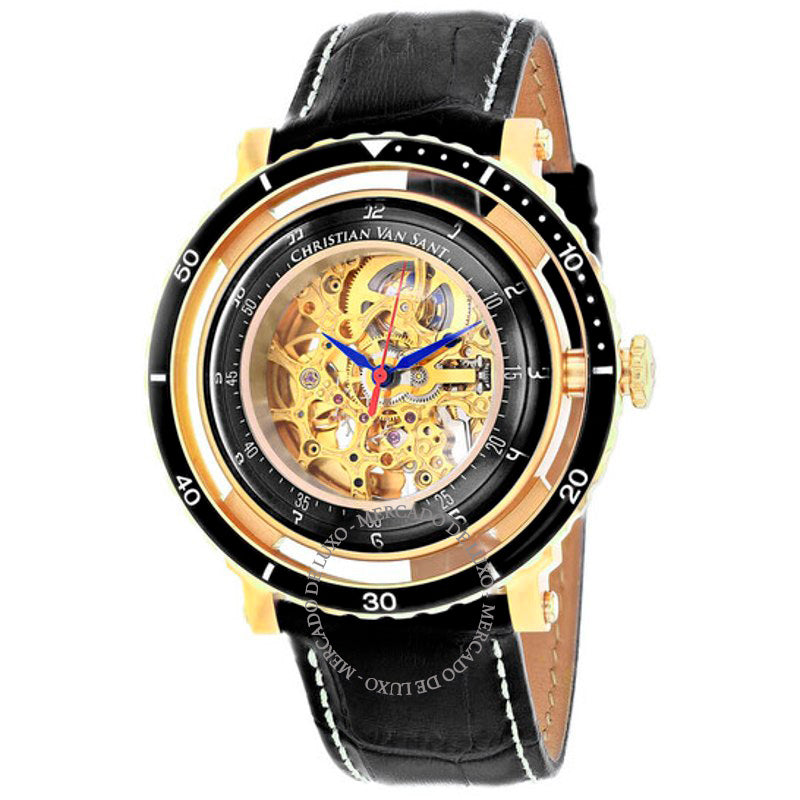 Relógio Dome Automático Mostrador Dourado 45 mm - Mercado de Luxo - O Maior E-Commerce de Bens, Produtos e Serviços de Luxo do Brasil.