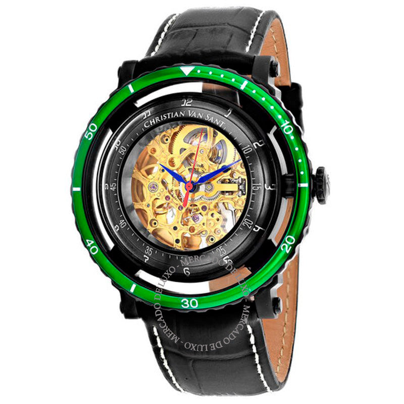 Relógio Dome Automático Mostrador Dourado 45 mm - Mercado de Luxo - O Maior E-Commerce de Bens, Produtos e Serviços de Luxo do Brasil.