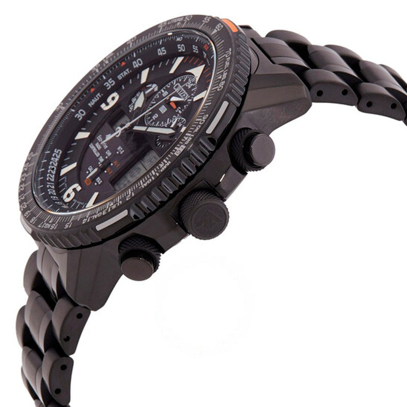 Relógio Promaster Skyhawk AT Perpetual Alarm Hora Mundial Cronógrafo Analógico-Digital Mostrador Preto 46 mm - Mercado de Luxo - O Maior E-Commerce de Bens, Produtos e Serviços de Luxo do Brasil.