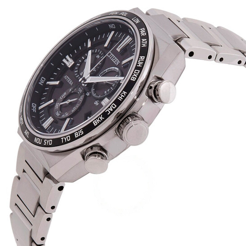 Relógio Attesa Perpetual Alarm Hora Mundial Cronógrafo Mostrador Preto 42 mm - Mercado de Luxo - O Maior E-Commerce de Bens, Produtos e Serviços de Luxo do Brasil.