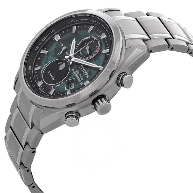 Relógio Radiocontrolado Perpetual Chronograph Quartz Green Dial 43 mm - Mercado de Luxo - O Maior E-Commerce de Bens, Produtos e Serviços de Luxo do Brasil.