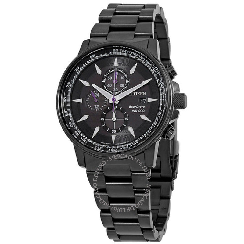 Relógio Eco-Drive Marvel Black Panther Cronógrafo Mostrador Preto  - Mercado de Luxo - O Maior E-Commerce de Bens, Produtos e Serviços de Luxo do Brasil.