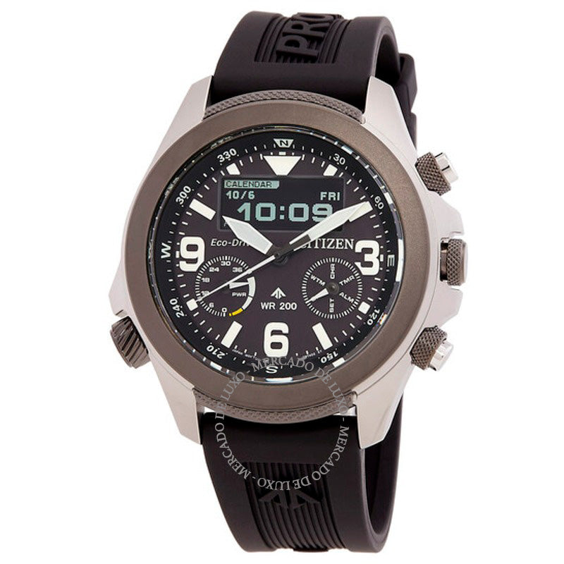 Relógio Promaster Land Cronógrafo Analógico-Digital Mostrador Preto 43 mm - Mercado de Luxo - O Maior E-Commerce de Bens, Produtos e Serviços de Luxo do Brasil.