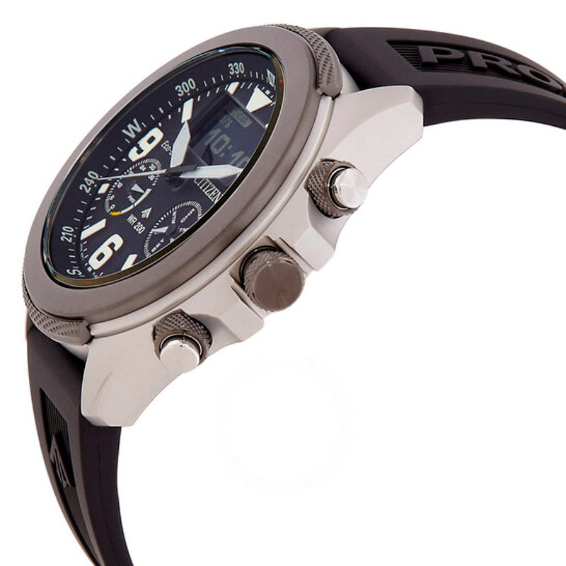 Relógio Promaster Land Cronógrafo Analógico-Digital Mostrador Preto 43 mm - Mercado de Luxo - O Maior E-Commerce de Bens, Produtos e Serviços de Luxo do Brasil.