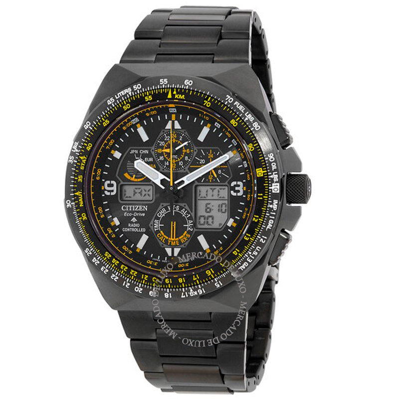 Relógio Promaster Skyhawk AT Cronógrafo GMT Mostrador Preto 46 mm - Mercado de Luxo - O Maior E-Commerce de Bens, Produtos e Serviços de Luxo do Brasil.
