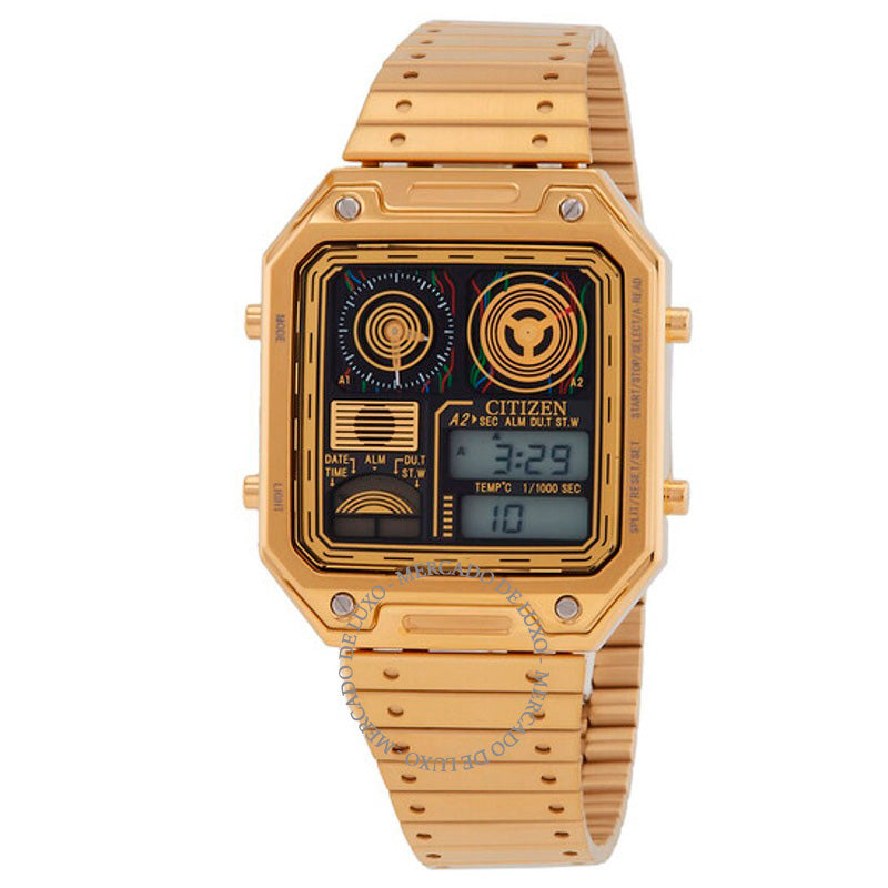 Relógio C-3PO Perpetual Quartz Analógico-Digital Mostrador Preto 33 mm - Mercado de Luxo - O Maior E-Commerce de Bens, Produtos e Serviços de Luxo do Brasil.