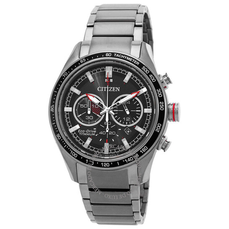 Relógio Cronógrafo Super Titanium Eco-Drive Mostrador Preto  - Mercado de Luxo - O Maior E-Commerce de Bens, Produtos e Serviços de Luxo do Brasil.